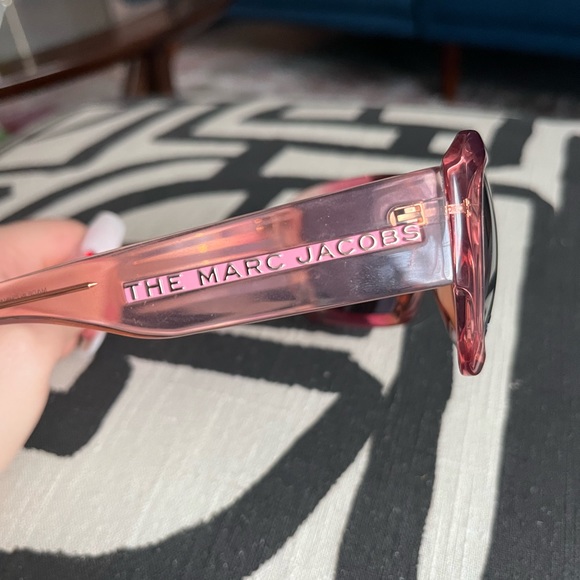 Marc Jacobs 54MM Pink Acetate Square Sunglasses - Picture 6 of 8